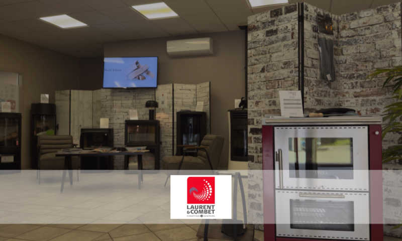 Showroom salle de bains et exposition chauffage Laurent et Combet à Die et Crest dans la Drôme.