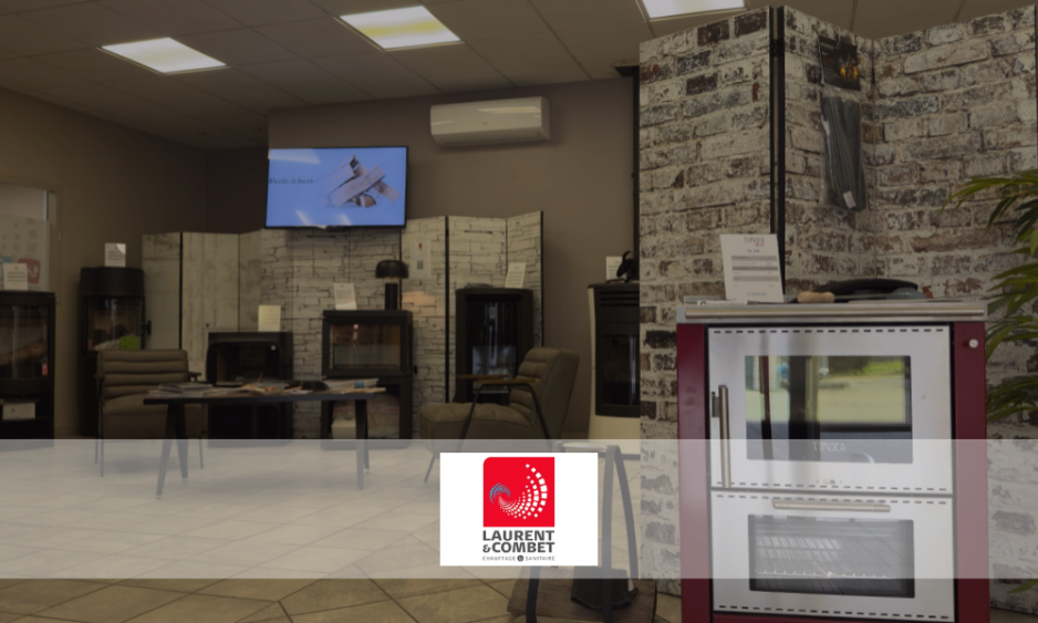 Showroom salle de bains et exposition chauffage Laurent et Combet à Die et Crest dans la Drôme.