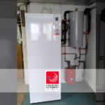 Pompe à chaleur air eau installée à Crest par Laurent & Combet