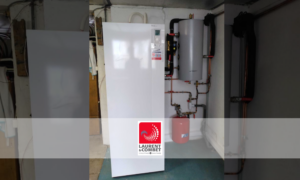 Pompe à chaleur air eau installée à Crest par Laurent & Combet